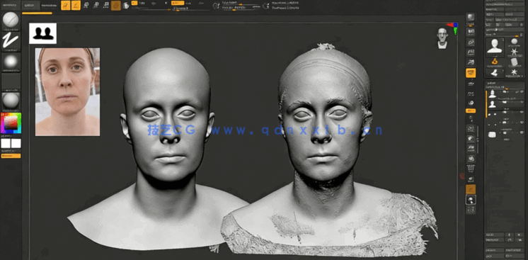 单相机扫描摄影测量数字角色模型制作视频教程(图5)