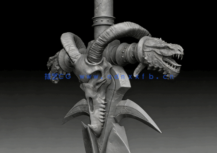 Zbrush与Blender魔兽寒霜之剑完整实例制作视频教程(图3)