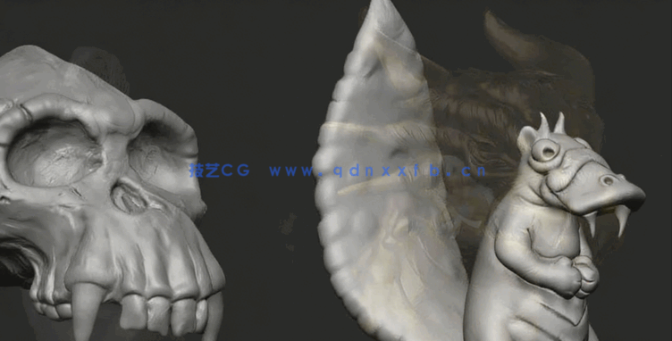 Zbrush core mini数字雕刻核心技术训练视频教程 (图5)