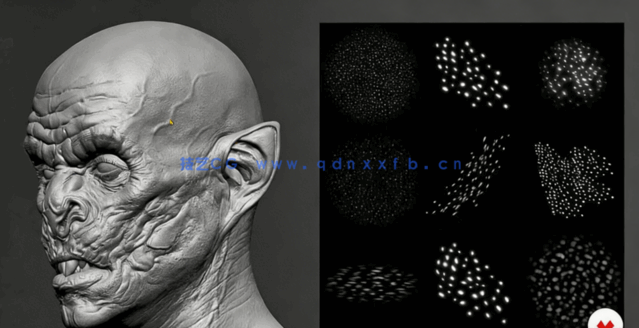 Zbrush数字点塑理论基础核心技术视频教程(图2)