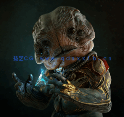 ZBrush六眼异形概念艺术雕刻创作工作流程视频教程 (图2)