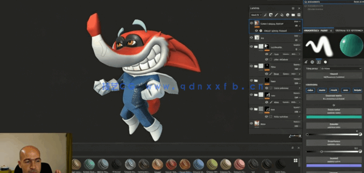 Zbrush Blender与SP卡通飞侠角色实例制作全流程视频(图3)