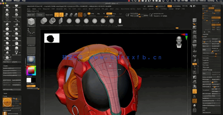 Zbrush 2021数字雕刻全面核心技术大师班视频教程  (图4)