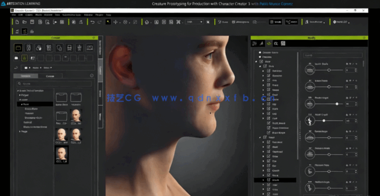 ZBrush恐怖异形完整实例制作流程视频教程 (图5)