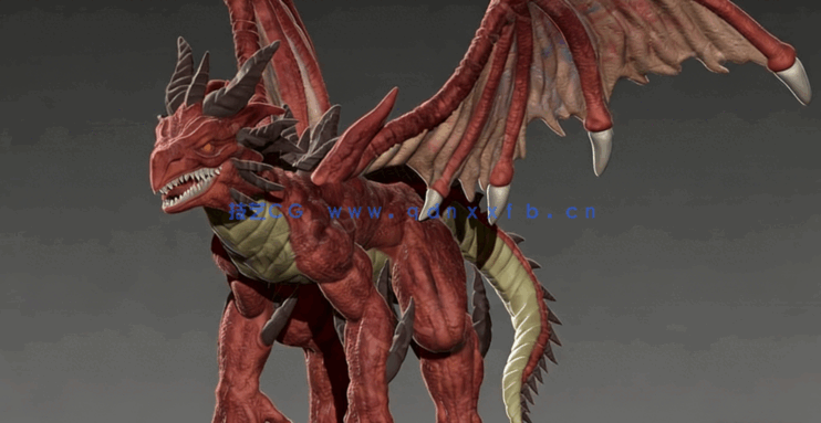 ZBrush巨龙数字雕刻制作工作流程视频教程(图2)