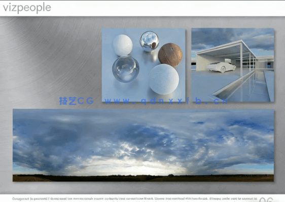 HDR天空贴图 VizPeople hdr v2(图2)
