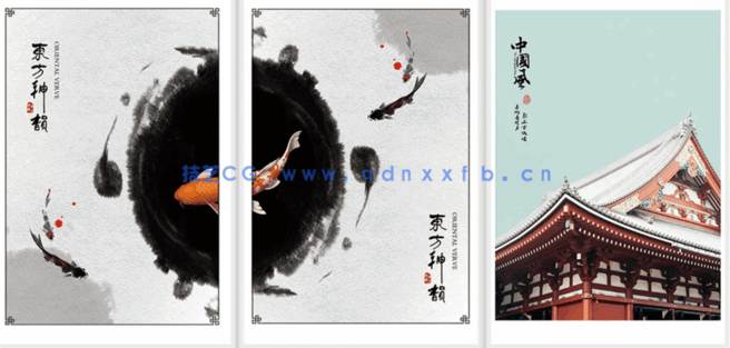 中国风国潮新中式装饰画(图1)