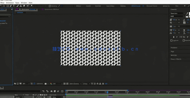 AE创建简单故障文本动画工作流程视频教程(图5)