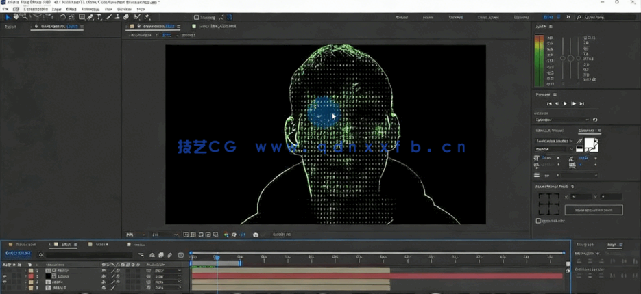 AE黑客帝国矩阵代码视觉特效实例制作视频教程 (图2)