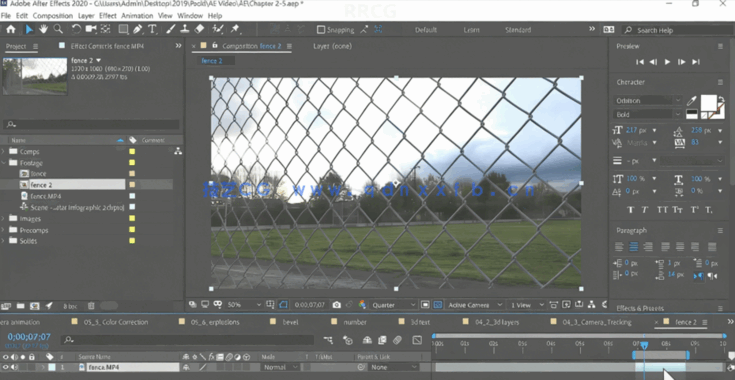 AE创建文本动画3D元素视觉效果技巧视频教程(图3)