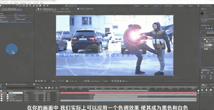 AE初学者创建有趣灵魂星体投射视觉效果动画视(图5)