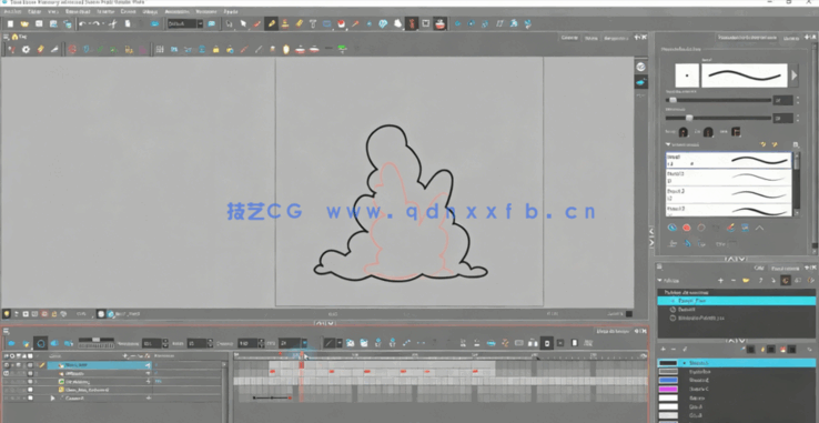 AE S曲线效果动画元素与运动图形结合工作流程视频教程(图3)