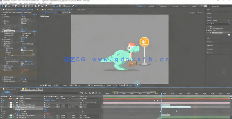 AE S曲线效果动画元素与运动图形结合工作流程视频教程(图5)