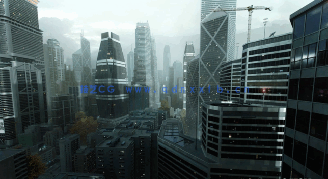 170G超大容量C4D现代都市香港高楼大厦工地小巷街道建筑模型合集(图1)