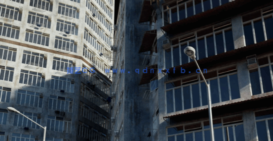 170G超大容量C4D现代都市香港高楼大厦工地小巷街道建筑模型合集(图3)