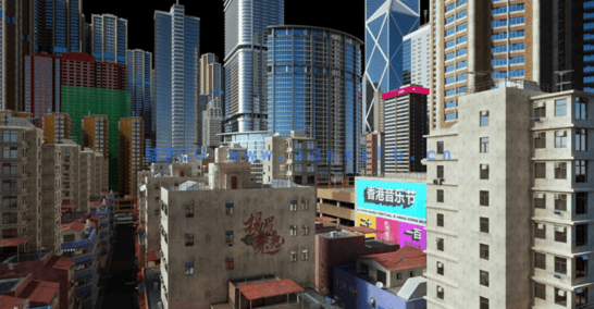170G超大容量C4D现代都市香港高楼大厦工地小巷街道建筑模型合集(图14)
