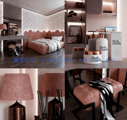 Blender高质量室内家具设计场景3D模型 第三季(图3)