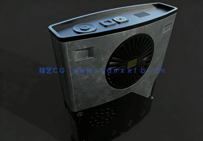 科幻硬表面箱体道具场景细节3D模型资源包(图3)