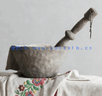 [家具模型] 乡村风格装饰品套装长凳花瓶粘土器皿布艺等3D模型(图3)