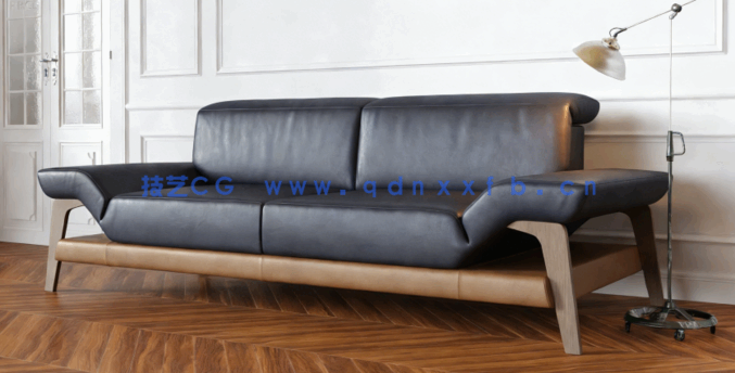 [家具模型] 40组高品质现代家庭沙发办公室沙发家具3D模型合集 Evermotion Archmodels第257季(图4)