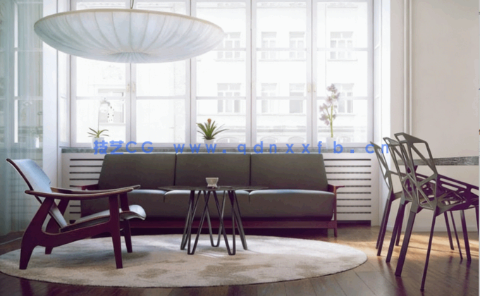 [家具模型] 80组高品质现代风格座椅椅子家具3D模型合集 Evermotion Archmodels第125季(图1)