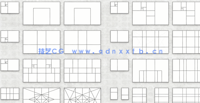  室内设计构成必备工具-几何比例CAD线稿(图6)