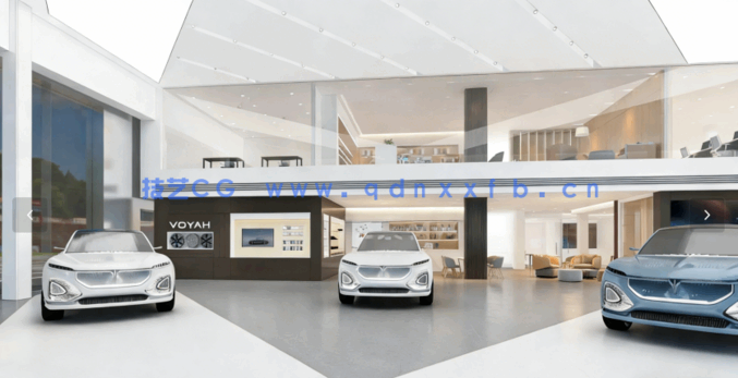 9套汽车4S店CAD施工图CAD汽车展厅CAD汽车专卖店CAD汽车服务中心CAD4s店效果图CAD4s店(图1)