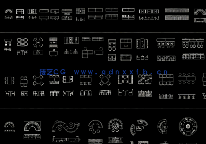 2026年最新餐饮卡座坐椅组合CAD图库CAD餐桌CAD软包卡座CAD沙发座(图5)