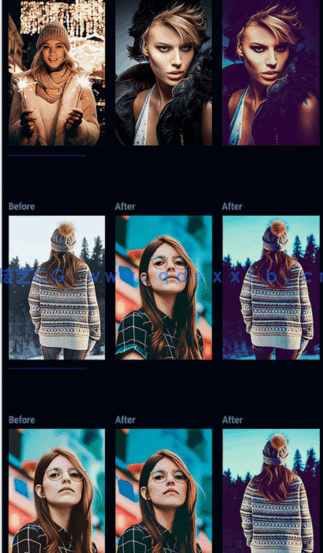 psd科幻电影质感彩色梦幻滤镜效果PSD模板(图4)