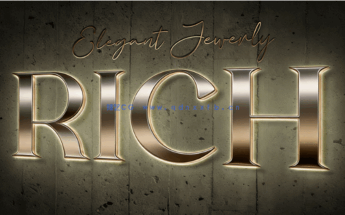 墙体背景发光描边文字PSD模板合集(图2)