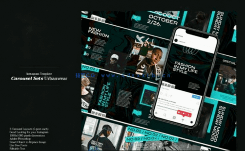 电子产品适应尺寸海报PSD模板合集(图1)