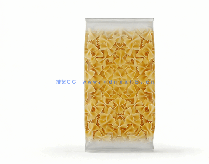 两头封口薯片类纸袋包装PSD模板合集(图2)