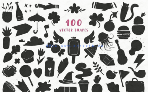 多彩甜美清新水墨晕染效果背景PSD模版(图3)