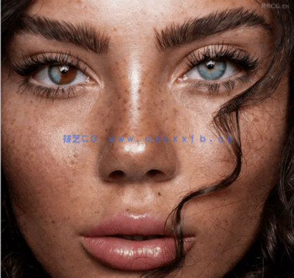 250组Tamara Williams写实面部睫毛眼线等美容修饰PS笔刷合集(图2)