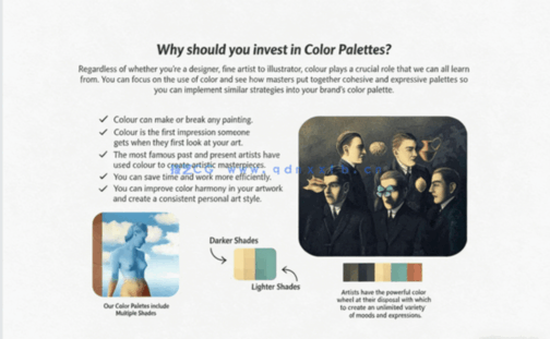 不同色彩水彩绘画效果纹理PS笔刷合集(图4)