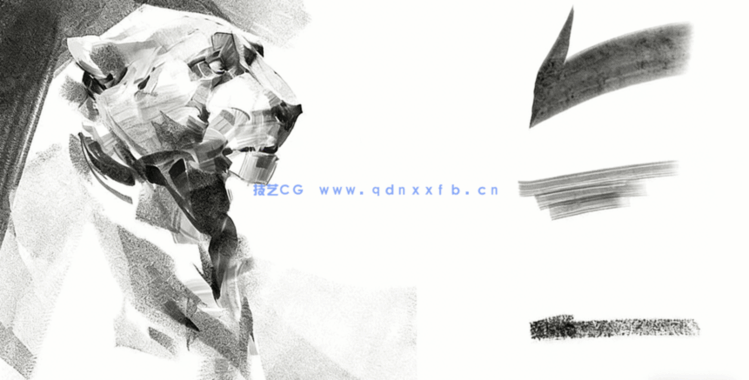 Flaptraps画师46组数字绘画自定义PS笔刷合集 附教程(图6)