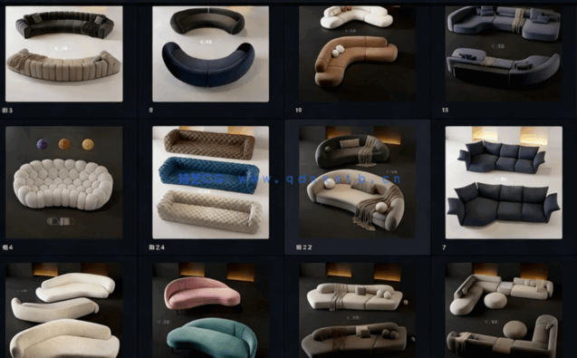  独家整理，工作室自用的D5材质库+模型库(图4)