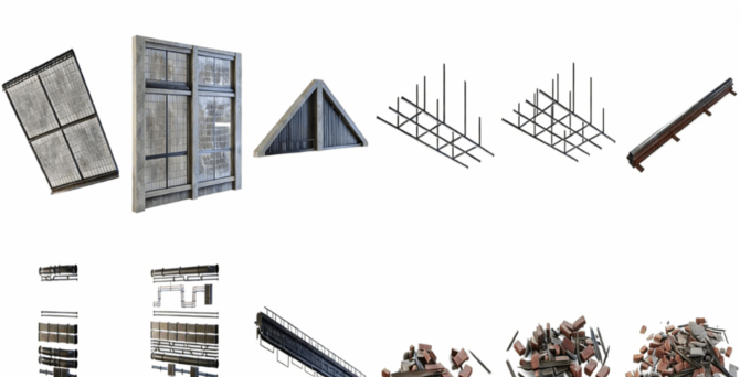 [建筑景观] 废弃工厂建筑环境场景3D模型与PBR材质合集(图5)