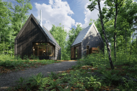 [建筑景观] Evermotion 15周年森林现代小屋场景3D模型(图2)