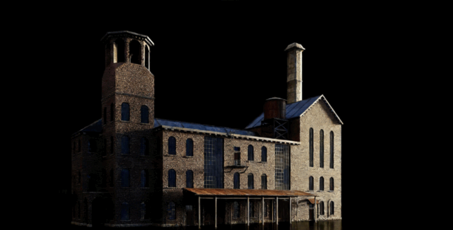 [建筑景观] 蒸汽朋克工业革命复古建筑场景3D模型(图5)