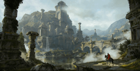 [建筑景观] 90组印度神庙寺庙建筑场景3D模型合集(图1)