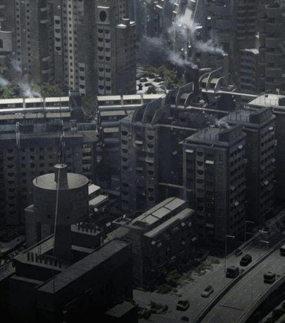 [建筑景观] 前苏联城市大楼街区建筑景观环境场景3D模型合集(图1)