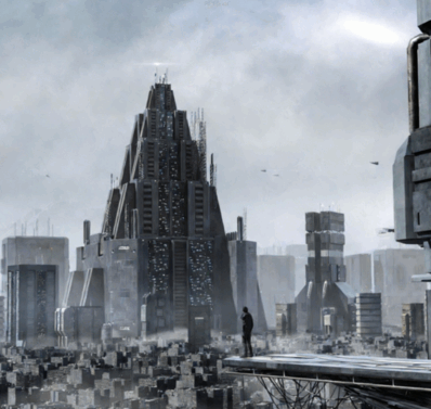 [建筑景观] 30组科幻影视游戏建筑景观城市场景3D模型(图3)