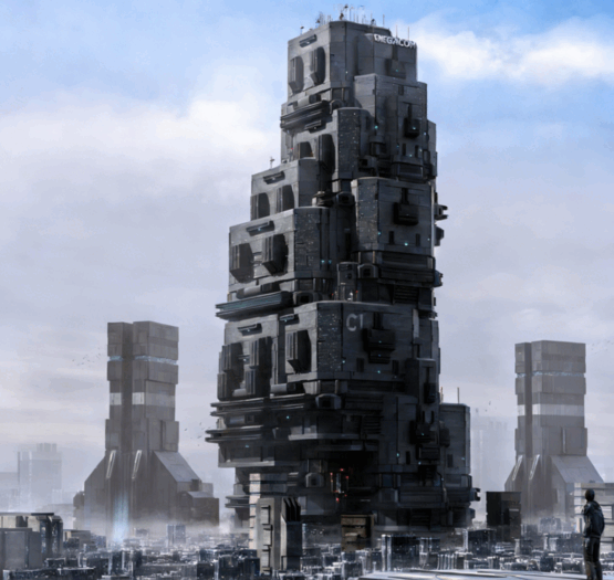 [建筑景观] 30组科幻影视游戏建筑景观城市场景3D模型(图6)