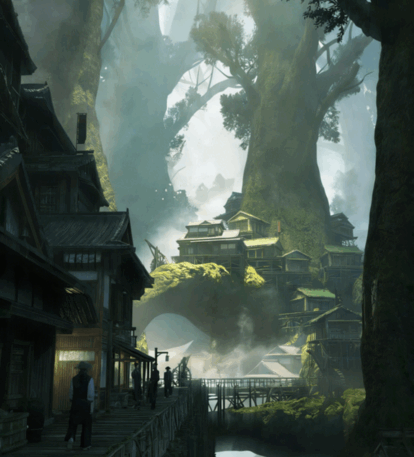 [建筑景观] 日本村庄完整建筑环境场景3D模型合集(图4)