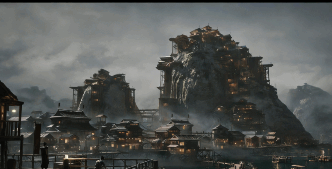 [建筑景观] 日本村庄完整建筑环境场景3D模型合集(图7)