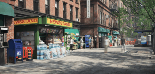 [建筑景观] 96组街道户外建筑元素等公共设施相关3D模型合集 Evermotion(图1)