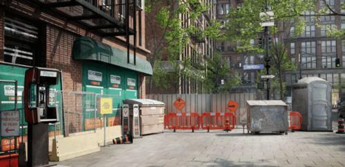 [建筑景观] 96组街道户外建筑元素等公共设施相关3D模型合集 Evermotion(图2)