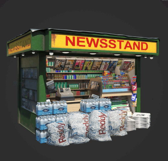 [建筑景观] 96组街道户外建筑元素等公共设施相关3D模型合集 Evermotion(图6)