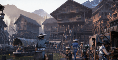 [建筑景观] 亚洲小岛村落水乡城市建筑环境场景3D模型合集(图3)